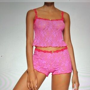 NWT SKIMS Stretch Lace Sleepover Intimates Set